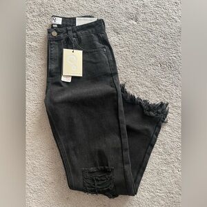 Insane Gene black distressed jeans
